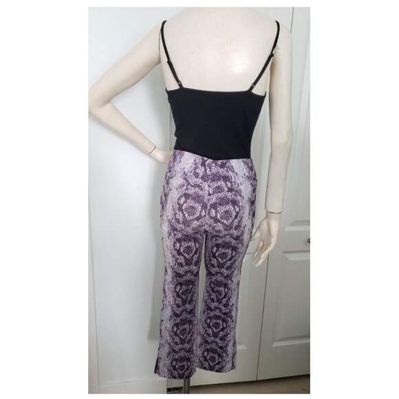 Vintage Enzo purple snake print pants size small - Picture 4 of 13